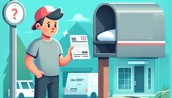 Attestation de non-réception d'une commande