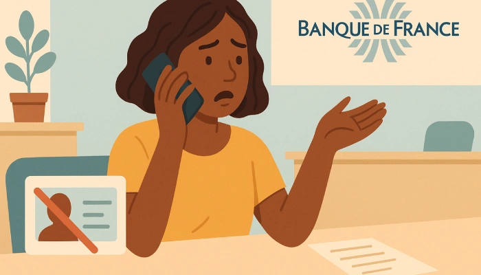 Courrier banque de france usurpation d identité