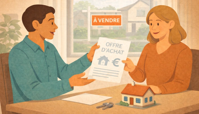 Courrier pour faire une offre d'achat