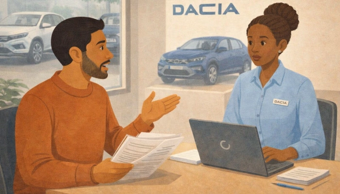 Lettre de réclamation Dacia