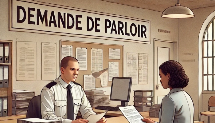 Lettre demande de parloir