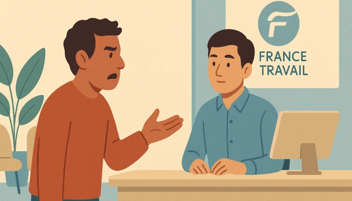 Lettre réclamation france travail