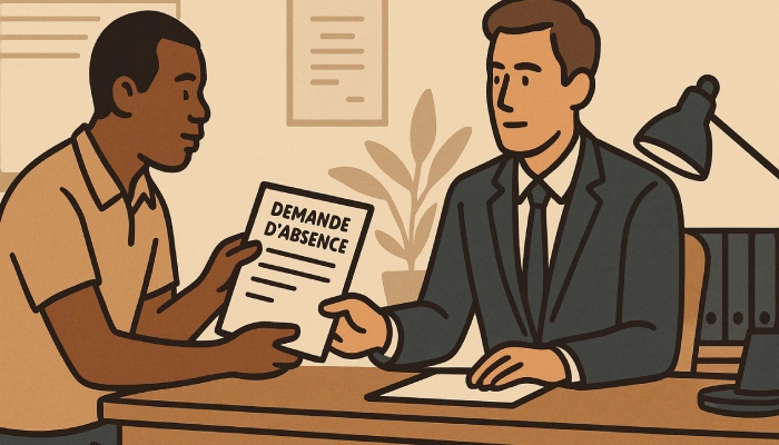 Modèle de demande d'autorisation d'absence pour formation