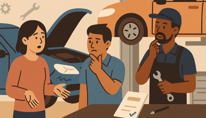 Modèle de lettre pour une demande de réparation voiture