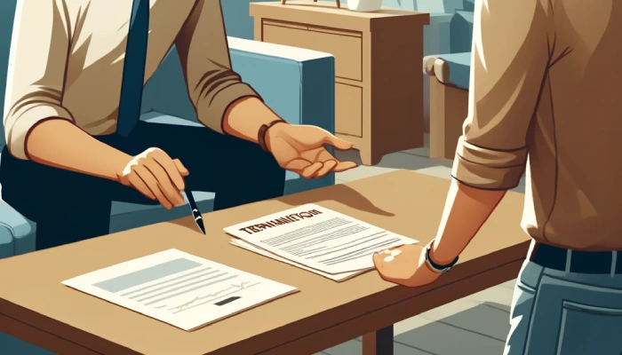 Modèle lettre résiliation contrat avec un client